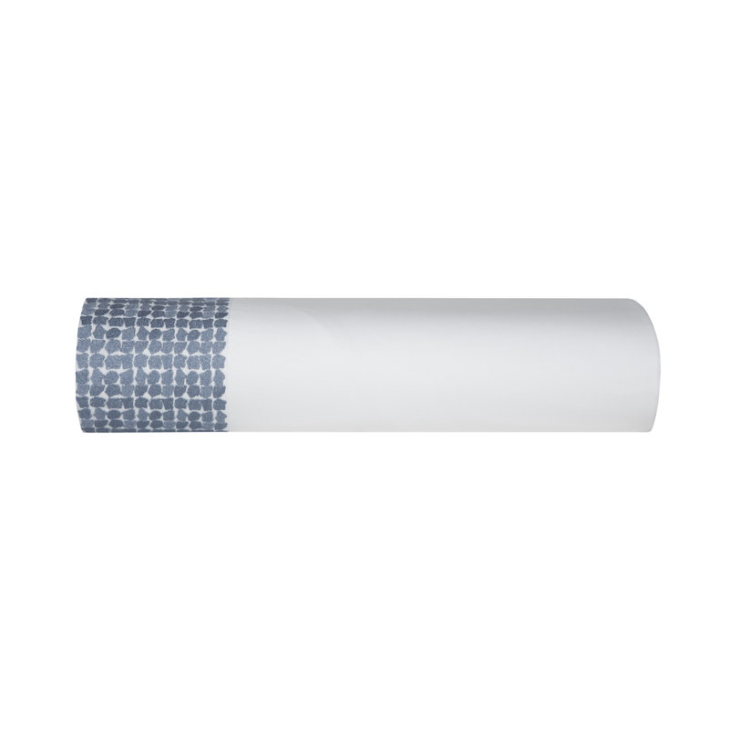 Lagos 100% Cotton Percale Sheet Set, King, white-french blue