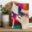 «Dynamic Watercolor Cyclist», art mural contemporain-129476228