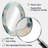 Fundamental Patterns Sacred Geometry VII - Beige Oval Wall Mirror Decor-1912812911