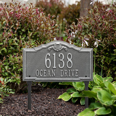 Gatewood Personalized Standard 2-Line Lawn Address Sign