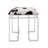 Latarus Square Vanity Stool