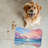 Watercolor Shoreline - Bone Shape Feeding Mat