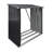 64'' W x 35'' D Metal Log Store