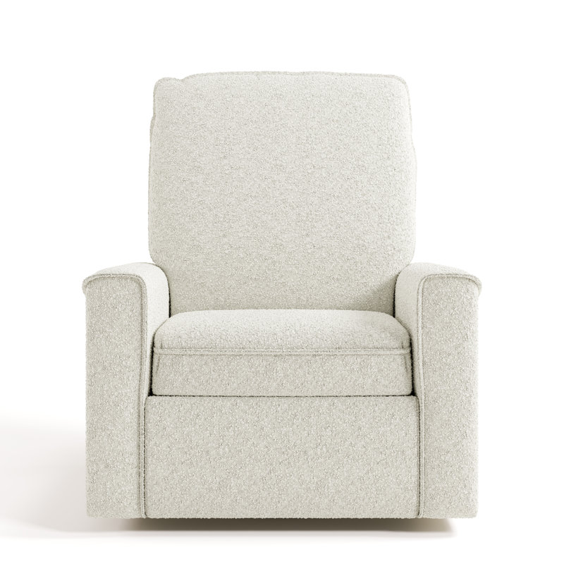 Santos Deluxe Nursery Power Recliner Swivel Glider, Ivory Boucle