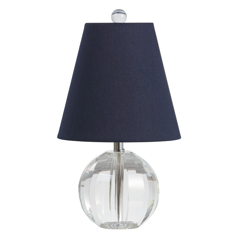Charlton Crystal Table Lamp, Navy