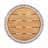 Acacia Wood Side Table with Rope Base-51434033