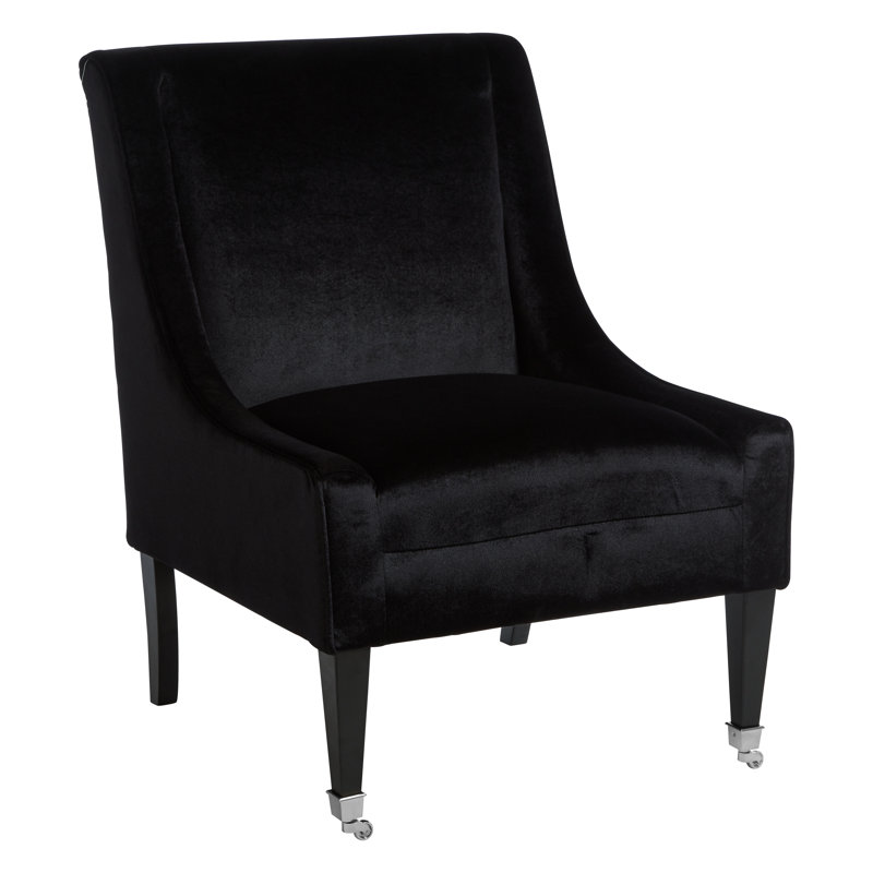 Mascolo Upholstered Armchair, Black
