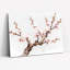 Tableau sur toile tendue, aquarelle représentant une branche de cerisier en fleurs (1 pièce)-1203763098