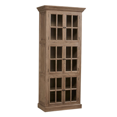 Bibliothèque standard en bois massif H 85 "x l 37"