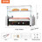 VEVOR Hot Dog Roller with Glass Lid