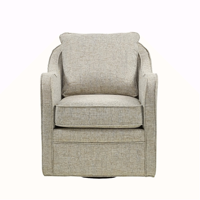Fauteuil pivotant à large siège