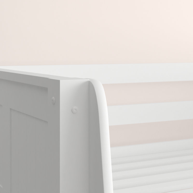 Lit mezzanine simple Fradin, Blanc