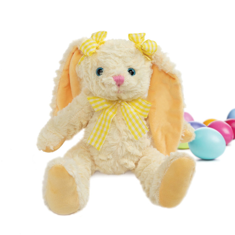 Lapin à oreilles personnalisé, Jaune