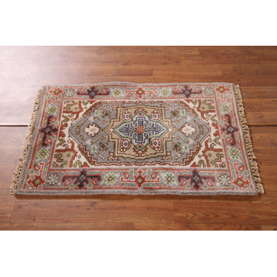 Gray Traditional  Oriental Rug 2x3
