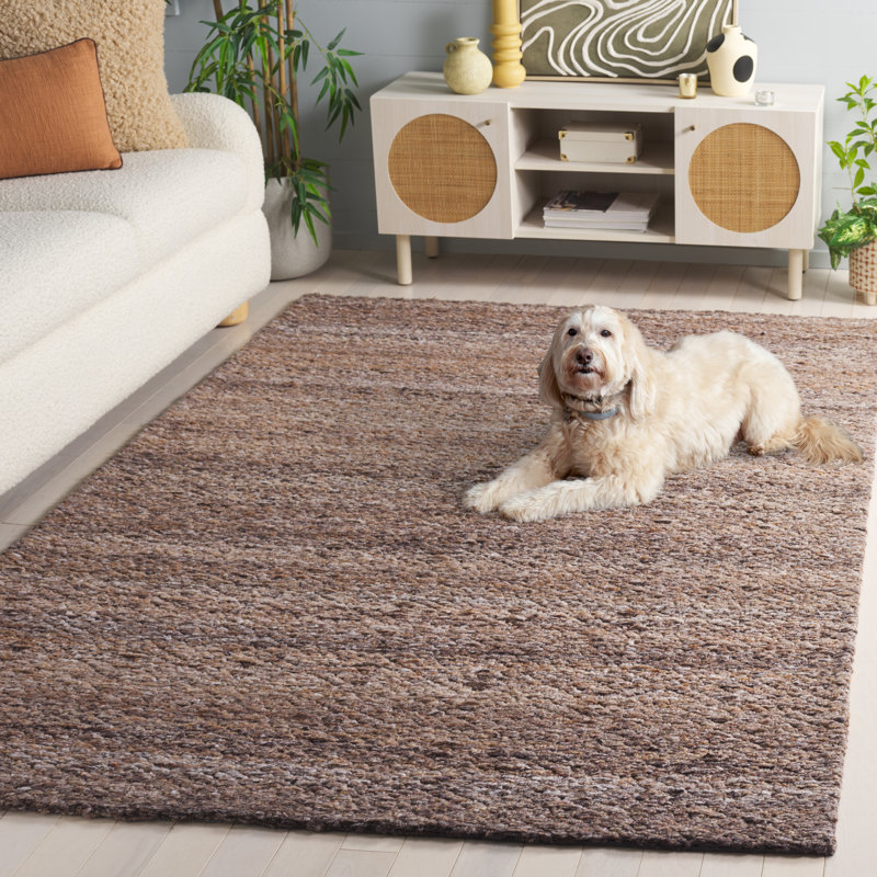Harvest 114 Hand Woven Performance No Pattern Rug, Rectangle 5' x 8'