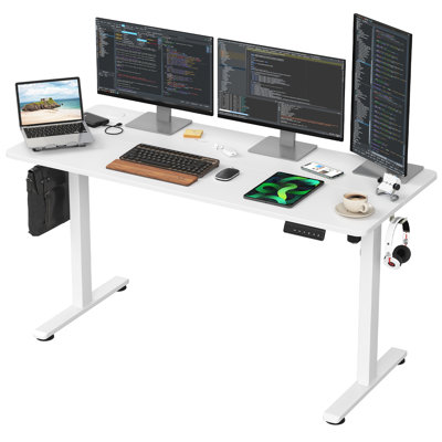 140cm Electric Height Adjustable Home Office Standing Desk