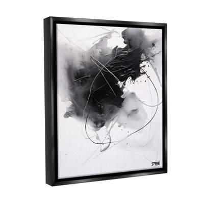 "Contemporary Watercolor Smear" par RB sur toile