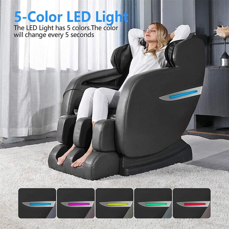 Rilassa Vegan Leather Power Reclining Heated Massage Chair