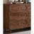 Large Capacity Rounded Solid Wood Buffet Table