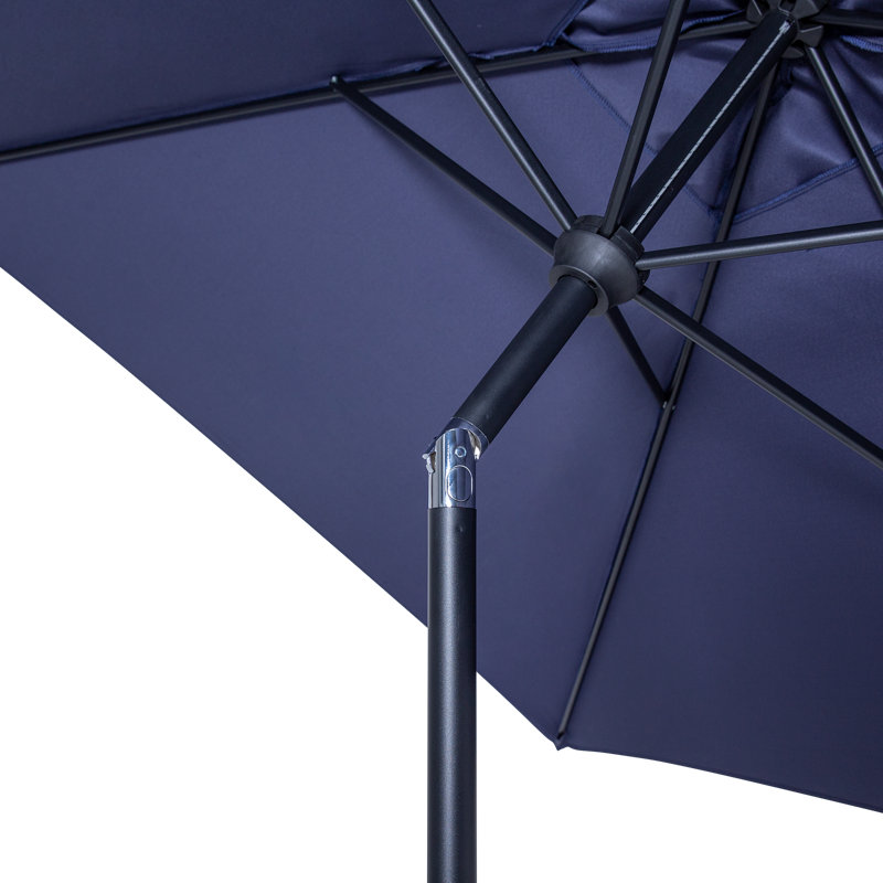 Shinetta 6,5 x 10 pi Parasol carré, Bleu marine