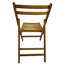 De 4 chaises pliantes en bois massif pour une expérience agréable dans des pièces de chaises pliantes couleur miel