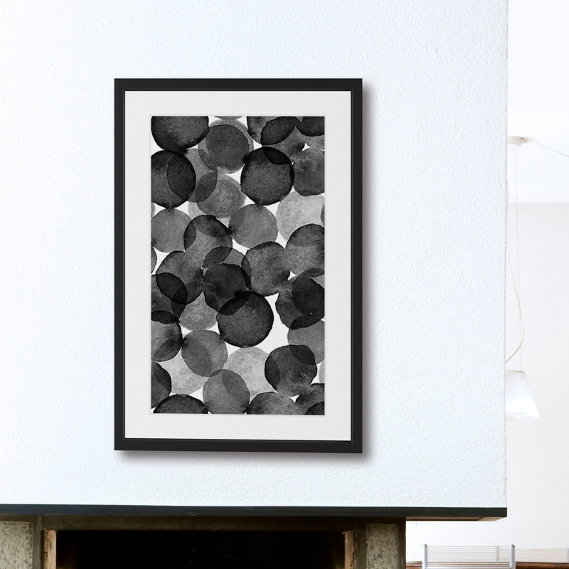 «Bubbles», reproduction d'art encadrée, H 24 po x l 16 po x P 1,5 po