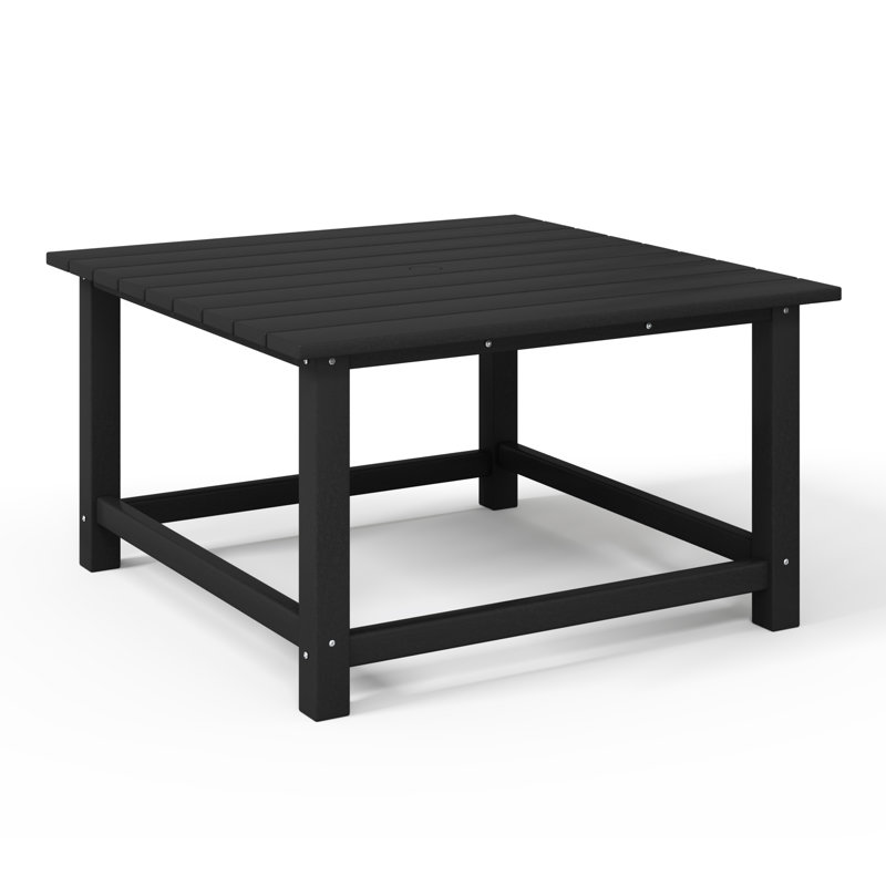 Table basse carrée 31 po Vinnie, Noir
