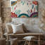 Toile, création d'une illustration d'inspiration bohémienne vibrante avec des motifs complexes de mandala, art mural et Dreamcatchers The Design-447948586