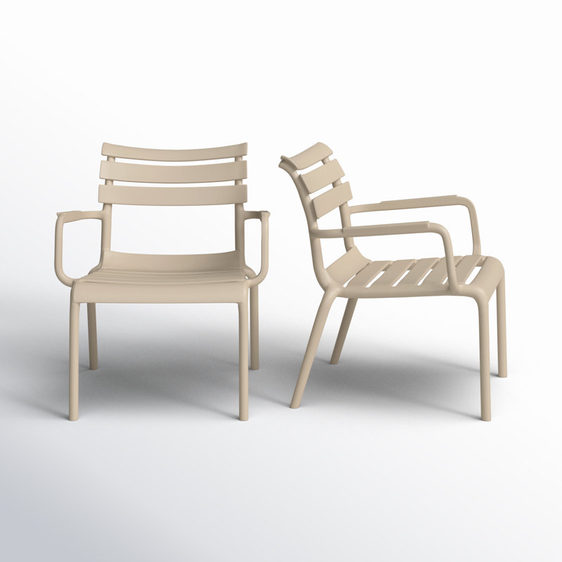 Fauteuil club d'extérieur Ruta Paris, Taupe