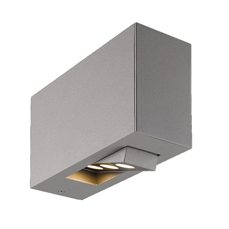 Luminaire à cloison d'extérieur à 4 ampoules H 4,75 po Oscar, Aluminium