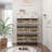 Shoe Cabinet with 3 doors 2 drawers,Large Space for Storage-2086511273