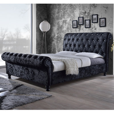 Gaier Upholstered Sleigh Bed -  Latitude Run®, 068788040E974158BD3F0C930EE63B50