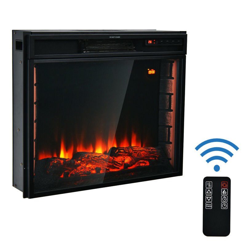 Brendan Belfry Heating 64 cm W Electric Fireplace Insert