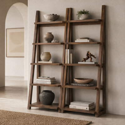 5-Tier Ladder Bookcase