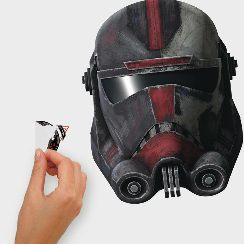 Star Wars Bad Batch Helmets Peel and Stick Wall Decals
