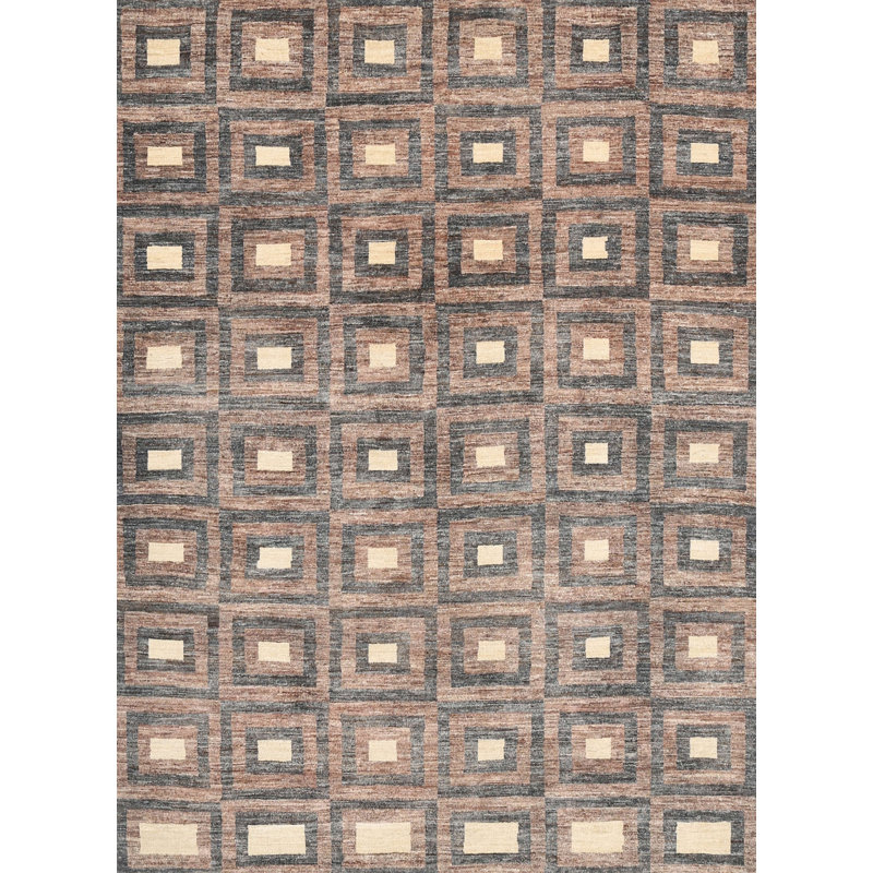 Tapis gris zone contemporaine, Rectangle 5 pi x 7 pi