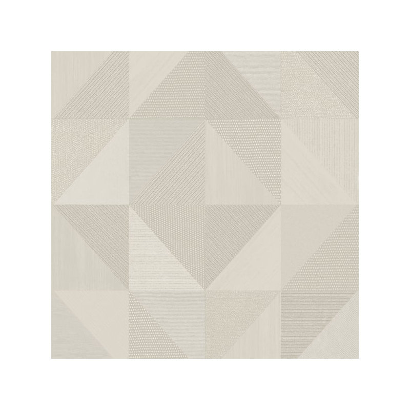 Italian Textures 4 Collection Geometrico Congo WAllpaper Roll, Grey