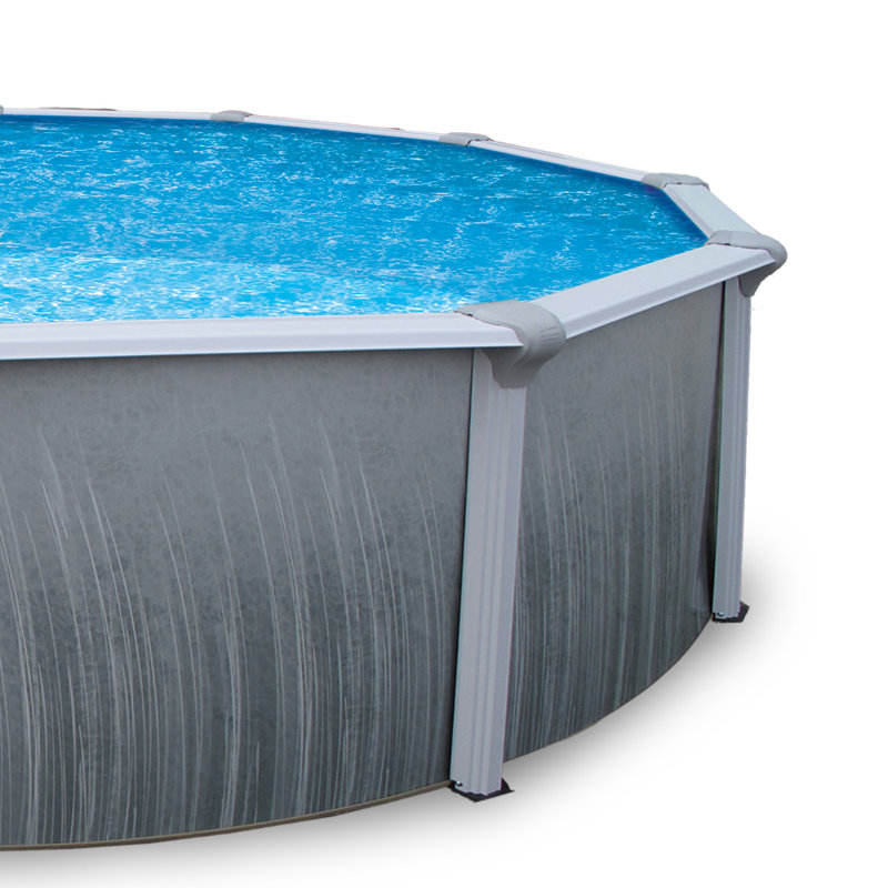 Ensemble de piscine murale hors-terre de 52 po Martinique, H 52 po x l 216 po x 216 po