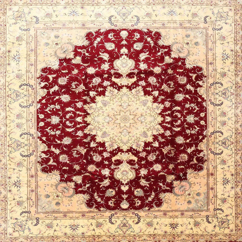 Oriental Indoor Rug, Square 5'
