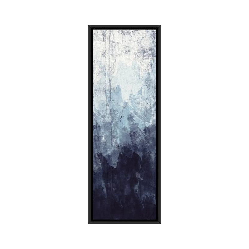 Blue Flow I by Alicia Vidal - Panoramic Painting on Canvas