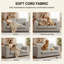 Soft Fabric Jumbo Cord 3 and 2 Seater Upholstered High Back Cushion Living Room Sets-1722313620