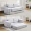Canapé double Corduroy Cloud, canapé-lit convertible 2 en 1, canapé double désossé confortable, convient au salon, appartement-137099483-137099485