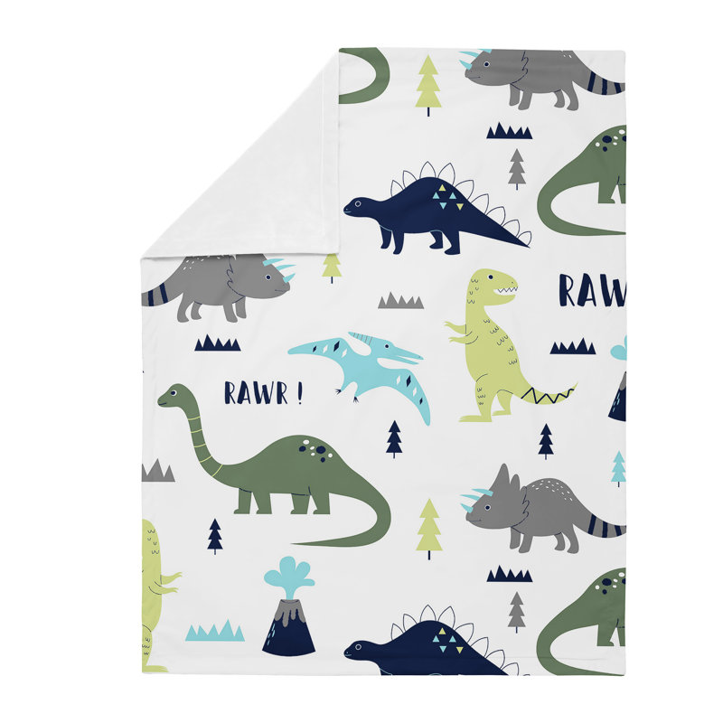 Mod Dinosaur Security Baby Blanket