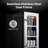 Whynter BSR-080SB 15 inch Built-ln 80 Cans Undercounter Stainless Steel Beverage Fridge with Reversible Door, Digital Control, Lock, and Carbon Filter