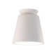Logan Single Light Ceramic 7.75'' H X 7.5'' W LED Flush Mount