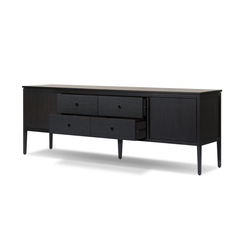 Console média Dawn - Raphia noir
