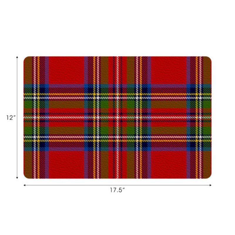 Vegan Leather Retangle Placemats