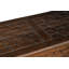 Repose-pieds géométrique en bois massif sculpté-1277651889