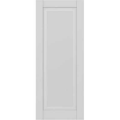 CA 1 Primed Paneled Manufactured Wood Modern Interior Door Slab