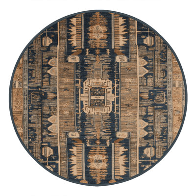 Machine Washable Space Brown Area Rug